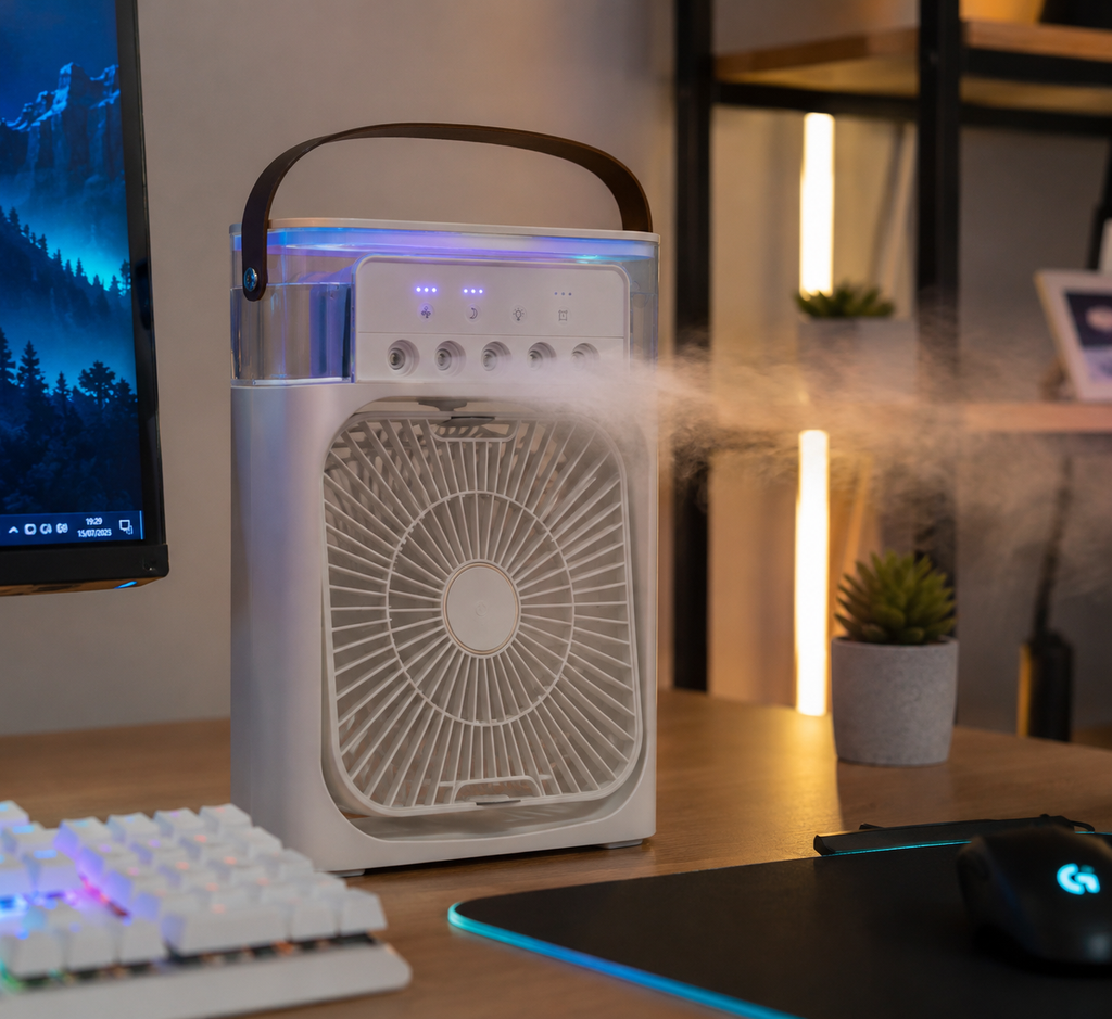 FUTURE AIR MIST — Ventilador humidificador portátil